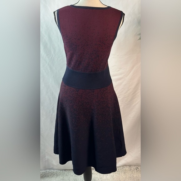 Ann Taylor Blue Midi Dress Elegant Design 🍾 - Picture 7 of 11